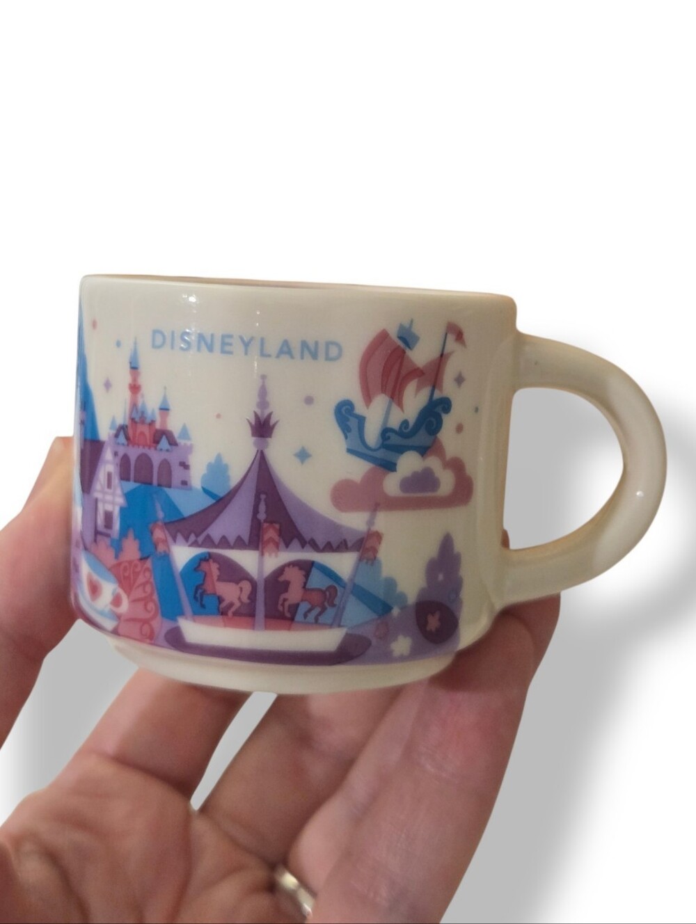 Starbucks DISNEYLAND You Are Here 2 oz Espresso Cup Ornament Mug MINI TINY